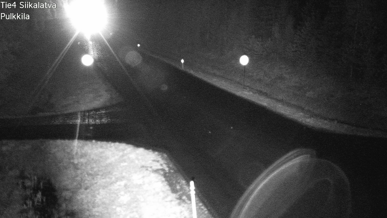 Weather Camera Image Road 4 Siikalatva, Pulkkila, Siikalatva, Pohjois-Pohjanmaa