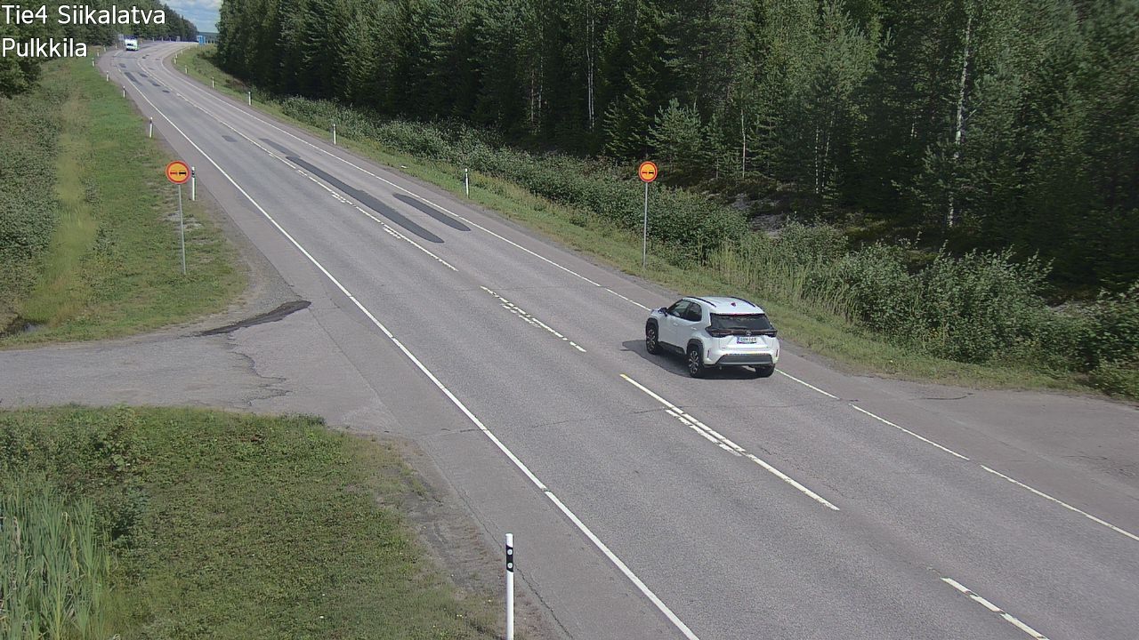 Weather Camera Image Road 4 Siikalatva, Pulkkila, Siikalatva, Pohjois-Pohjanmaa