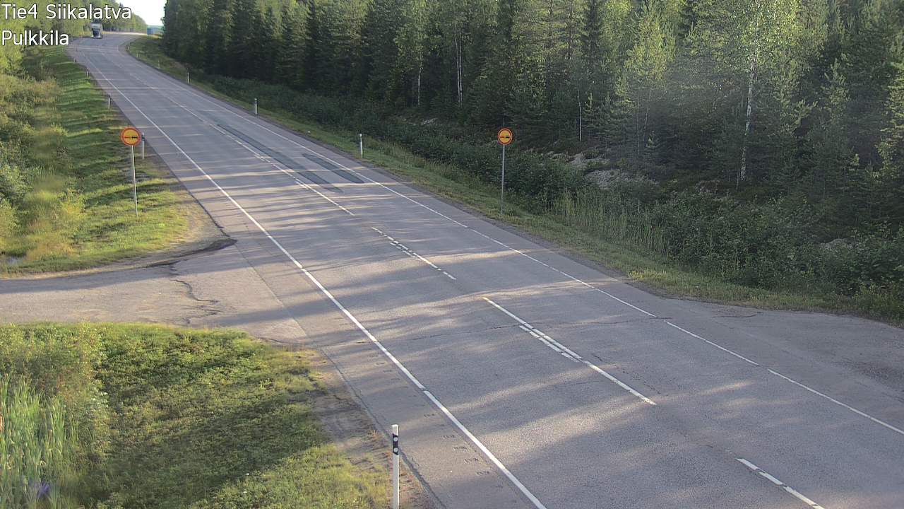 Weather Camera Image Road 4 Siikalatva, Pulkkila, Siikalatva, Pohjois-Pohjanmaa