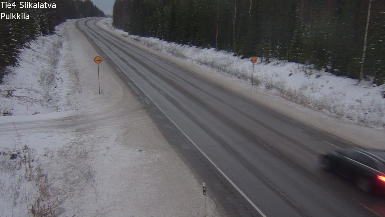 Weather Camera Image Road 4 Siikalatva, Pulkkila, Siikalatva, Pohjois-Pohjanmaa