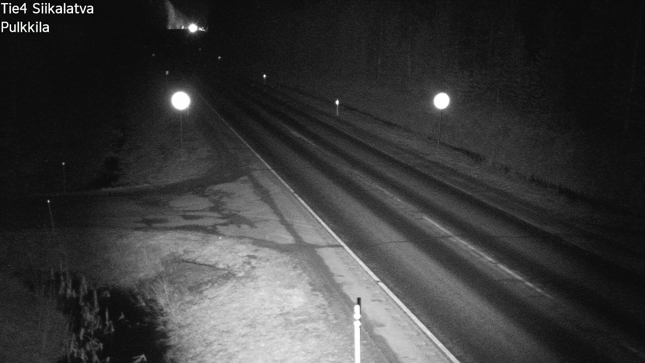 Weather Camera Image Road 4 Siikalatva, Pulkkila, Siikalatva, Pohjois-Pohjanmaa