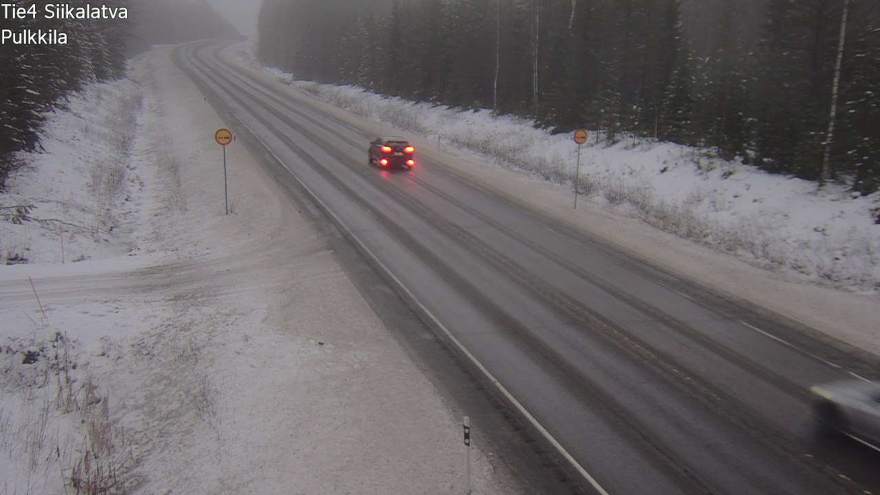Weather Camera Image Road 4 Siikalatva, Pulkkila, Siikalatva, Pohjois-Pohjanmaa