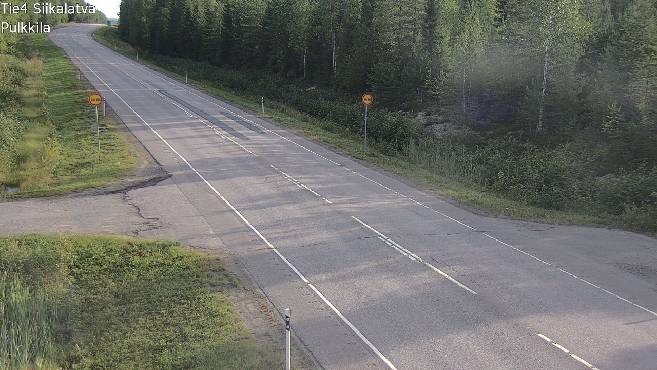 Weather Camera Image Road 4 Siikalatva, Pulkkila, Siikalatva, Pohjois-Pohjanmaa