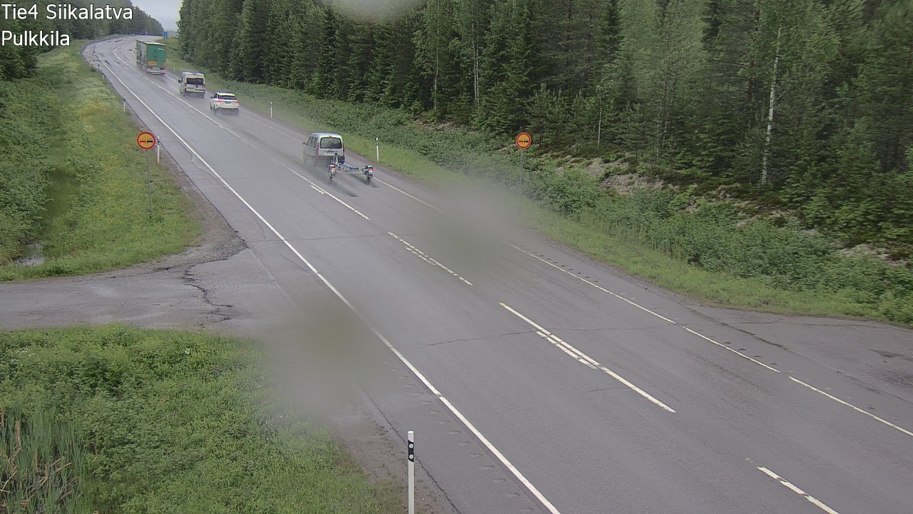 Weather Camera Image Väg 4 Siikalatva, Pulkkila, Siikalatva, Pohjois-Pohjanmaa