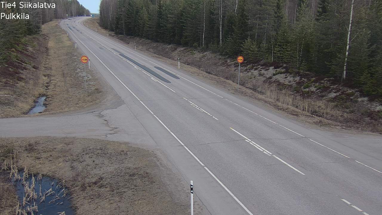 Weather Camera Image Väg 4 Siikalatva, Pulkkila, Siikalatva, Pohjois-Pohjanmaa