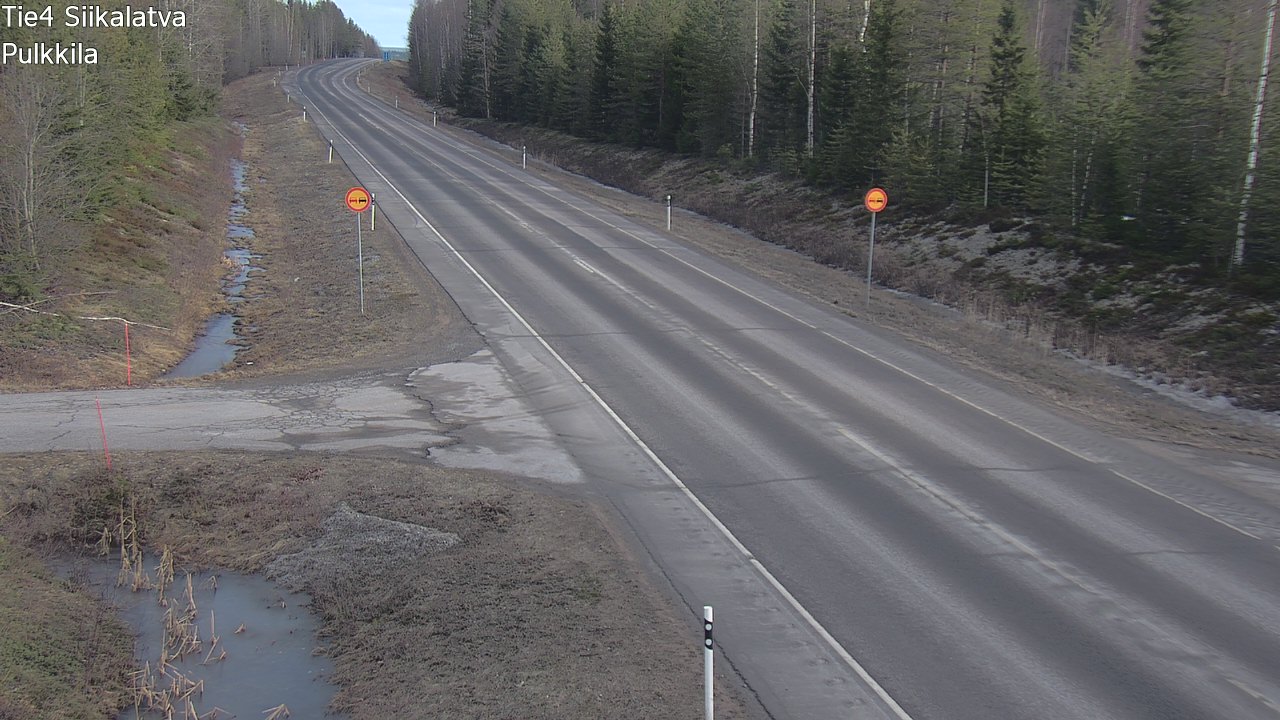 Kelikamerat Kuva Tie 4 Siikalatva, Pulkkila, Siikalatva, Pohjois-Pohjanmaa