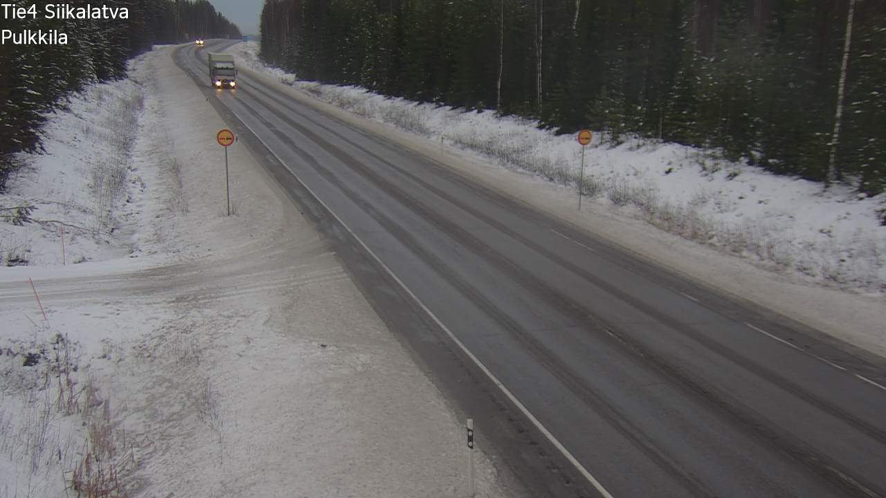 Weather Camera Image Road 4 Siikalatva, Pulkkila, Siikalatva, Pohjois-Pohjanmaa