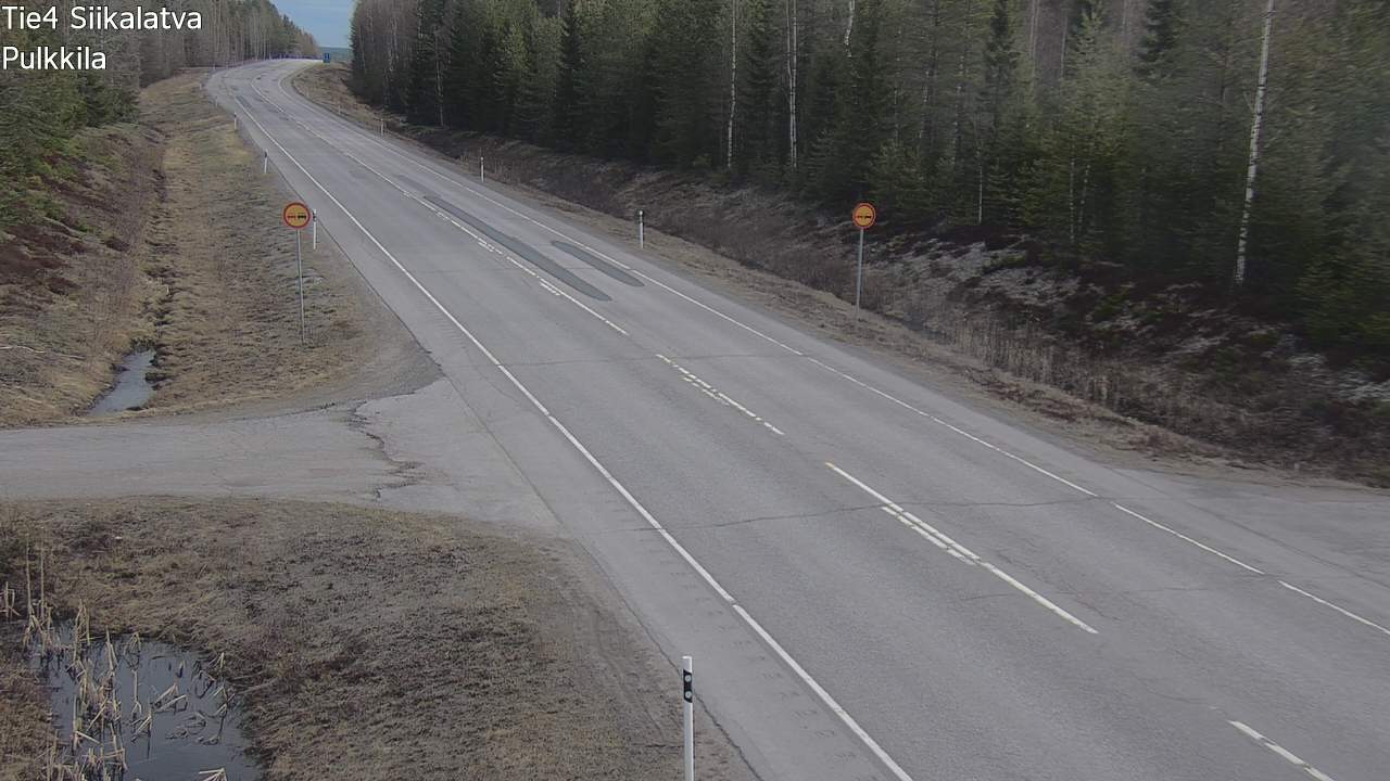 Weather Camera Image Väg 4 Siikalatva, Pulkkila, Siikalatva, Pohjois-Pohjanmaa