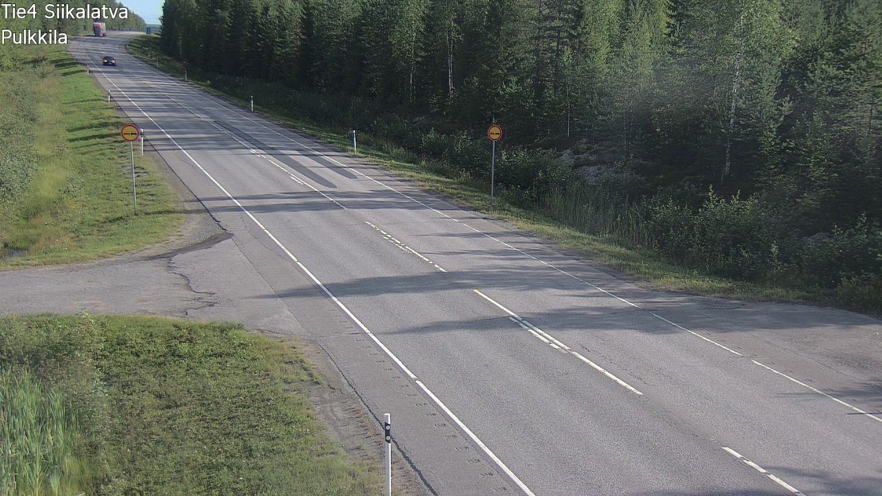 Weather Camera Image Väg 4 Siikalatva, Pulkkila, Siikalatva, Pohjois-Pohjanmaa