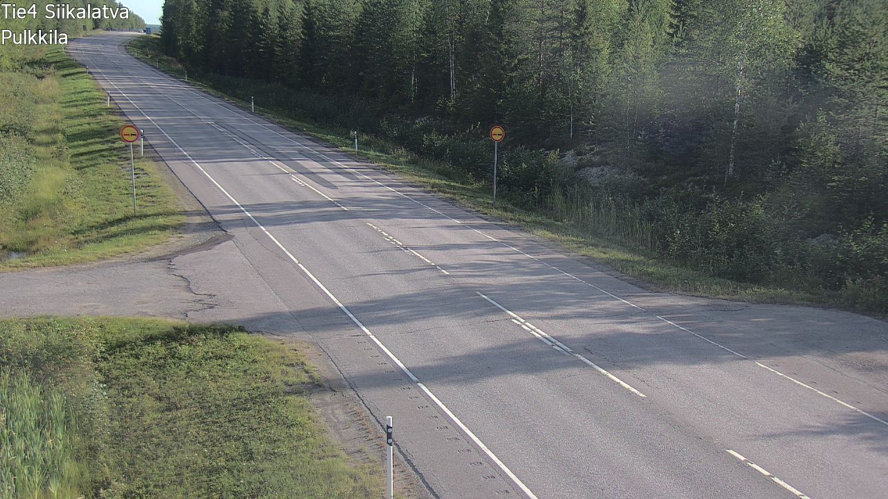 Weather Camera Image Väg 4 Siikalatva, Pulkkila, Siikalatva, Pohjois-Pohjanmaa