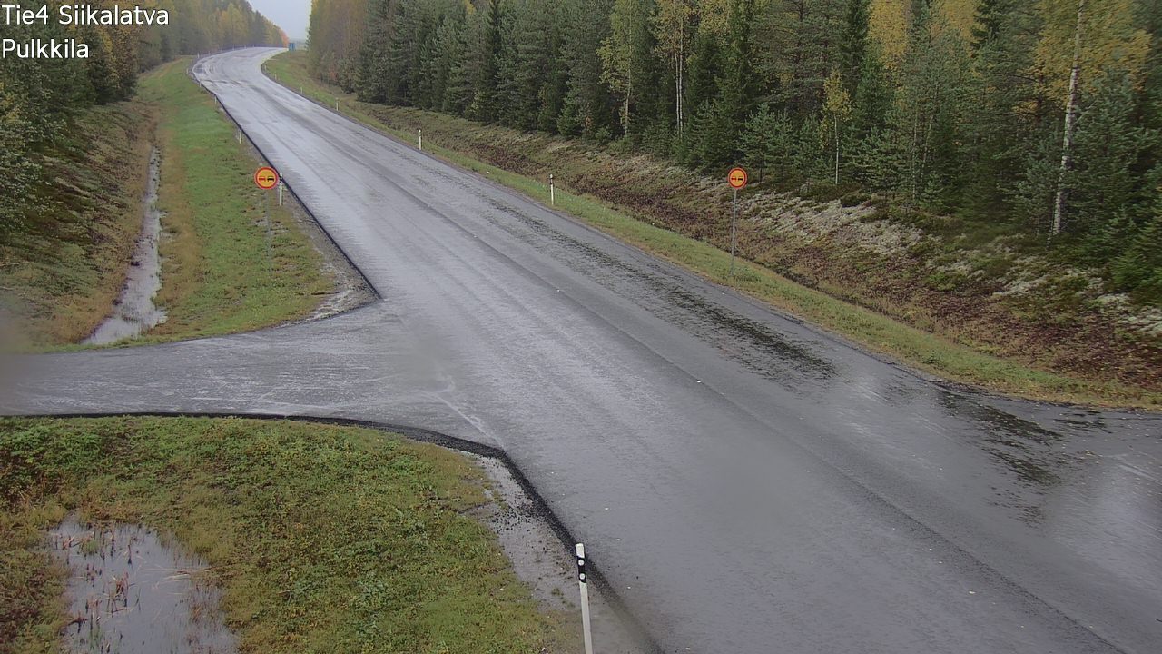 Weather Camera Image Road 4 Siikalatva, Pulkkila, Siikalatva, Pohjois-Pohjanmaa