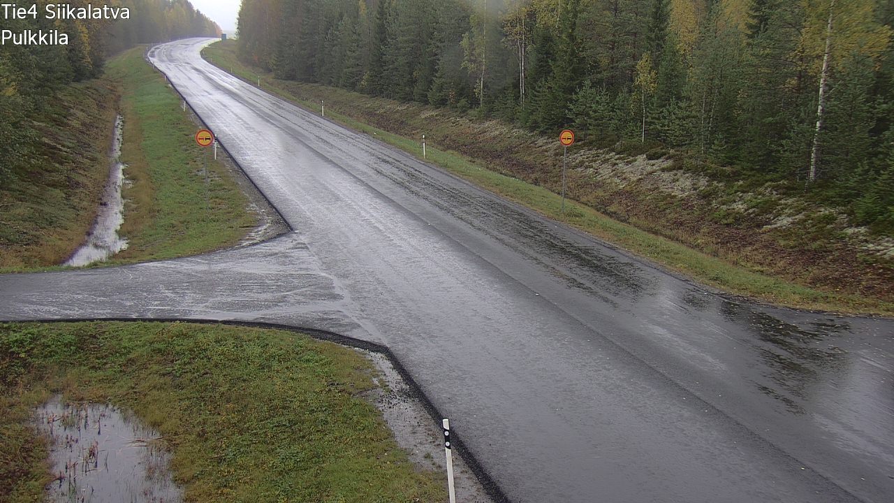 Weather Camera Image Road 4 Siikalatva, Pulkkila, Siikalatva, Pohjois-Pohjanmaa