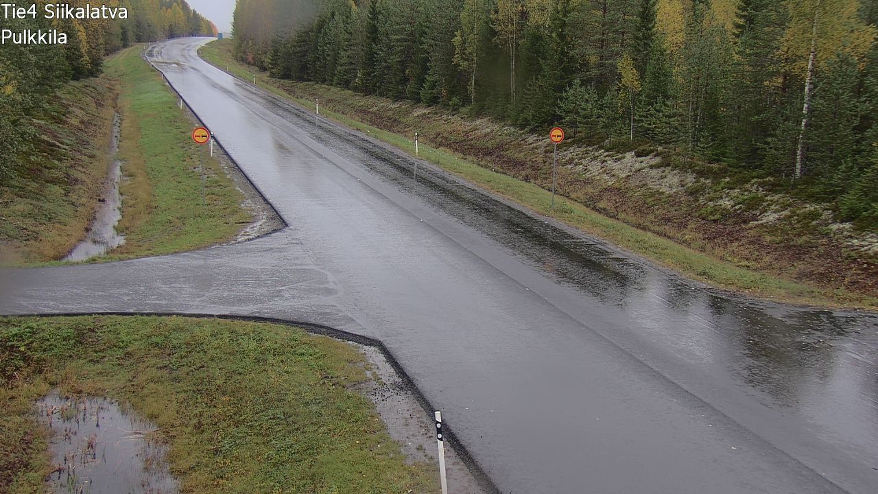 Weather Camera Image Road 4 Siikalatva, Pulkkila, Siikalatva, Pohjois-Pohjanmaa