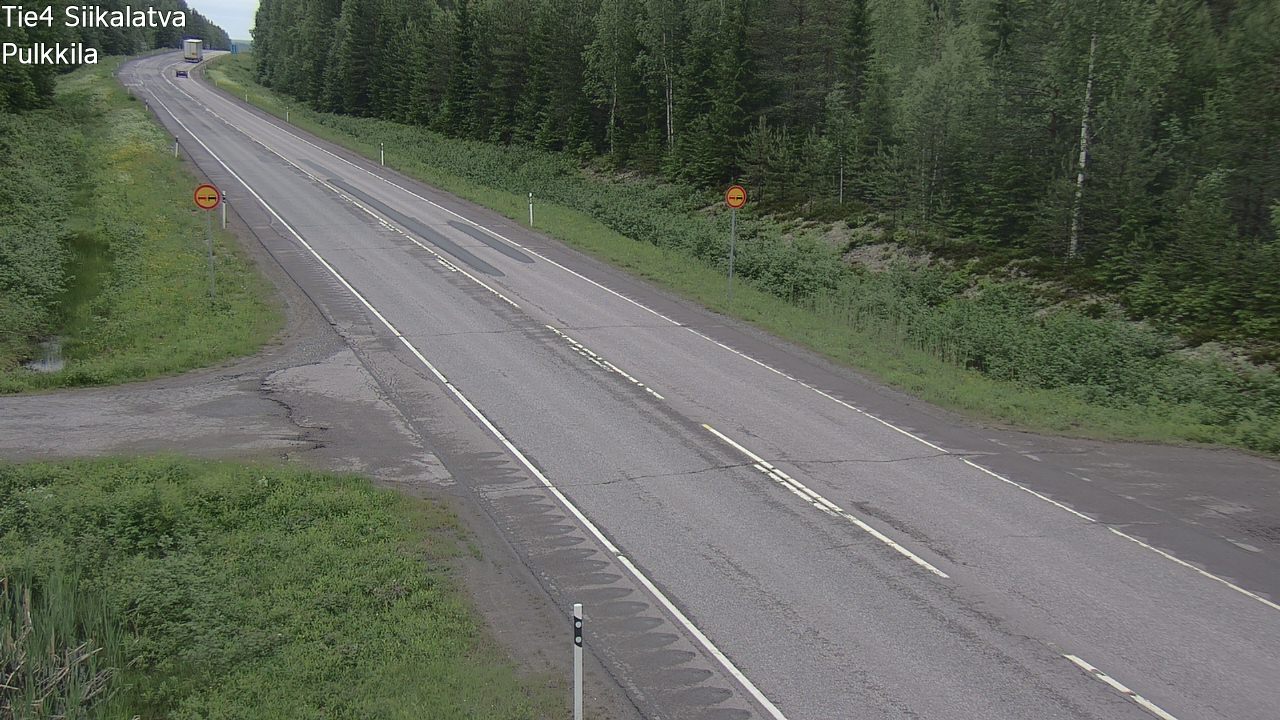 Weather Camera Image Väg 4 Siikalatva, Pulkkila, Siikalatva, Pohjois-Pohjanmaa
