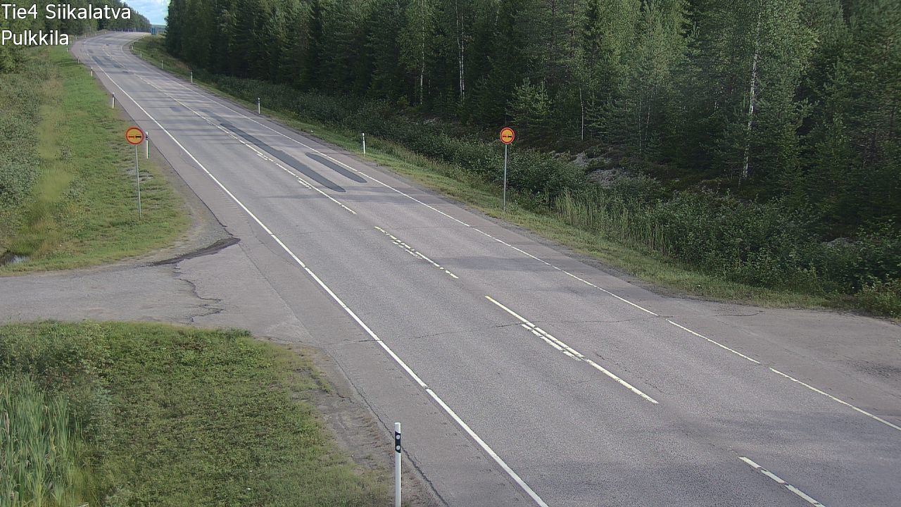 Weather Camera Image Väg 4 Siikalatva, Pulkkila, Siikalatva, Pohjois-Pohjanmaa