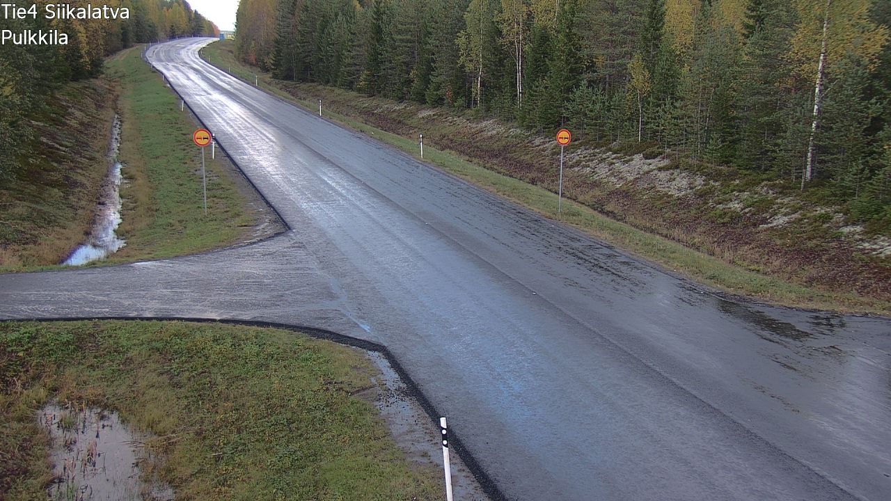 Weather Camera Image Road 4 Siikalatva, Pulkkila, Siikalatva, Pohjois-Pohjanmaa