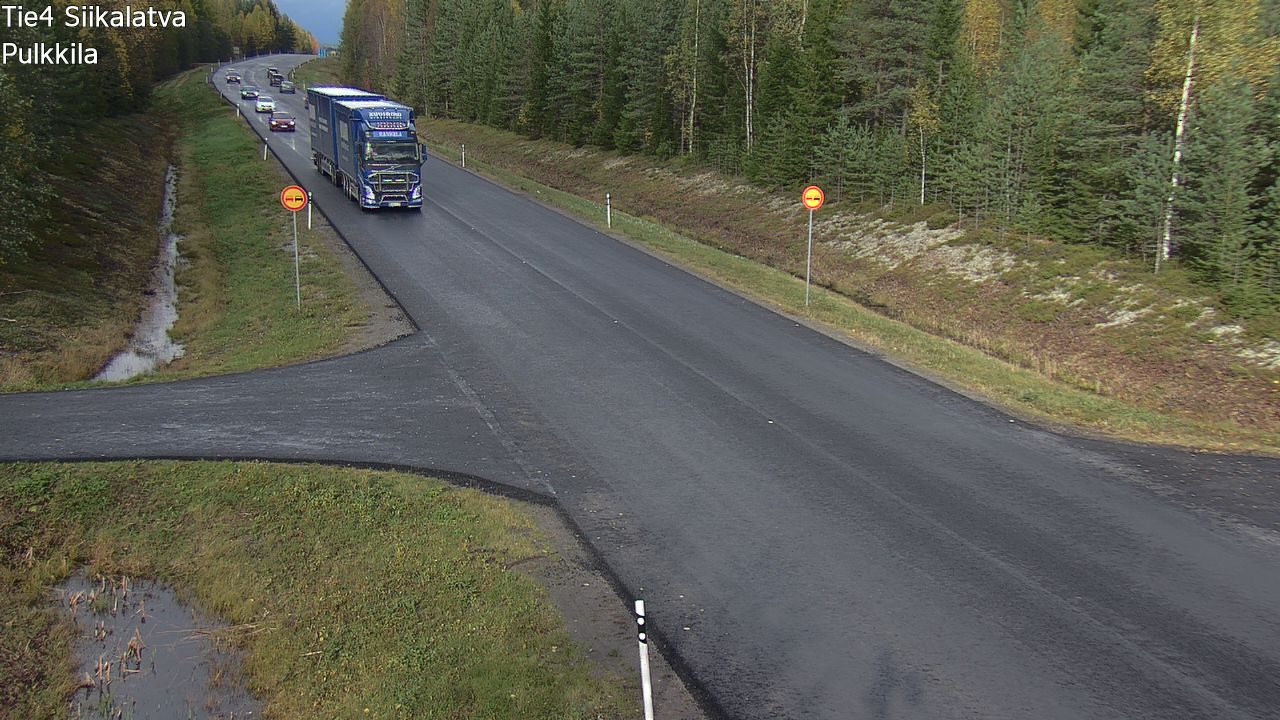 Kelikamerat Kuva Tie 4 Siikalatva, Pulkkila, Siikalatva, Pohjois-Pohjanmaa