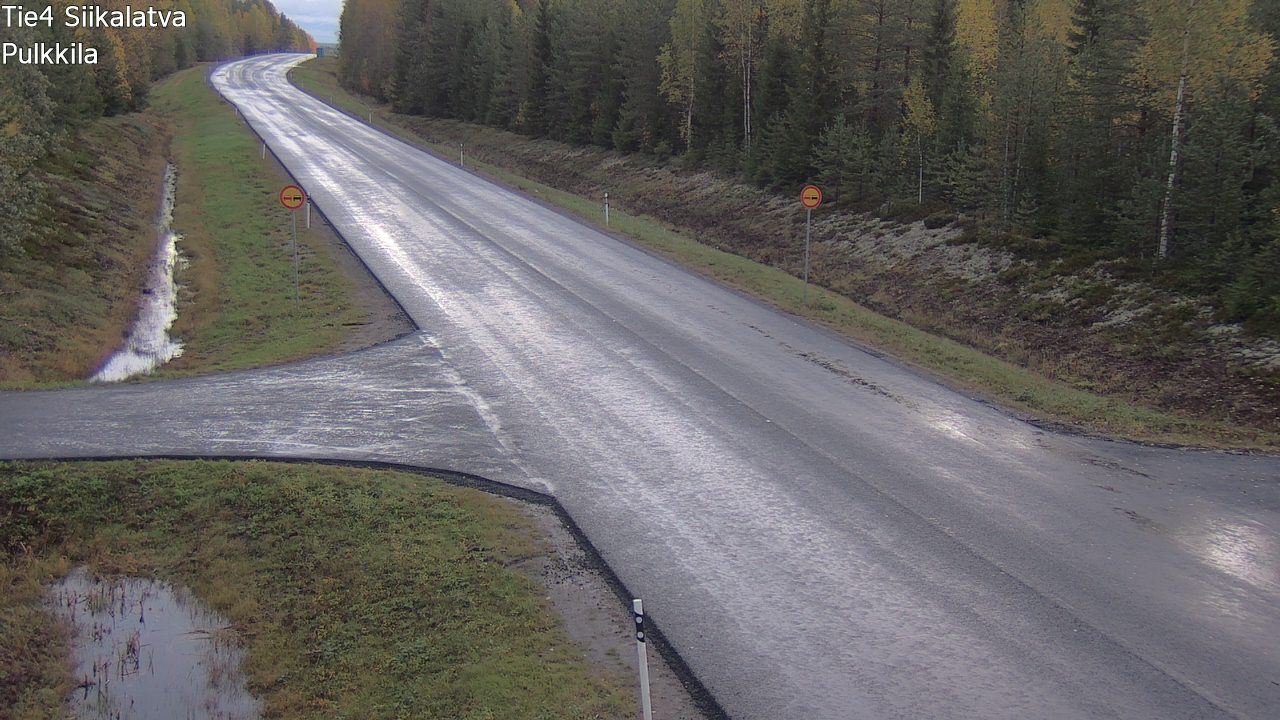Weather Camera Image Road 4 Siikalatva, Pulkkila, Siikalatva, Pohjois-Pohjanmaa