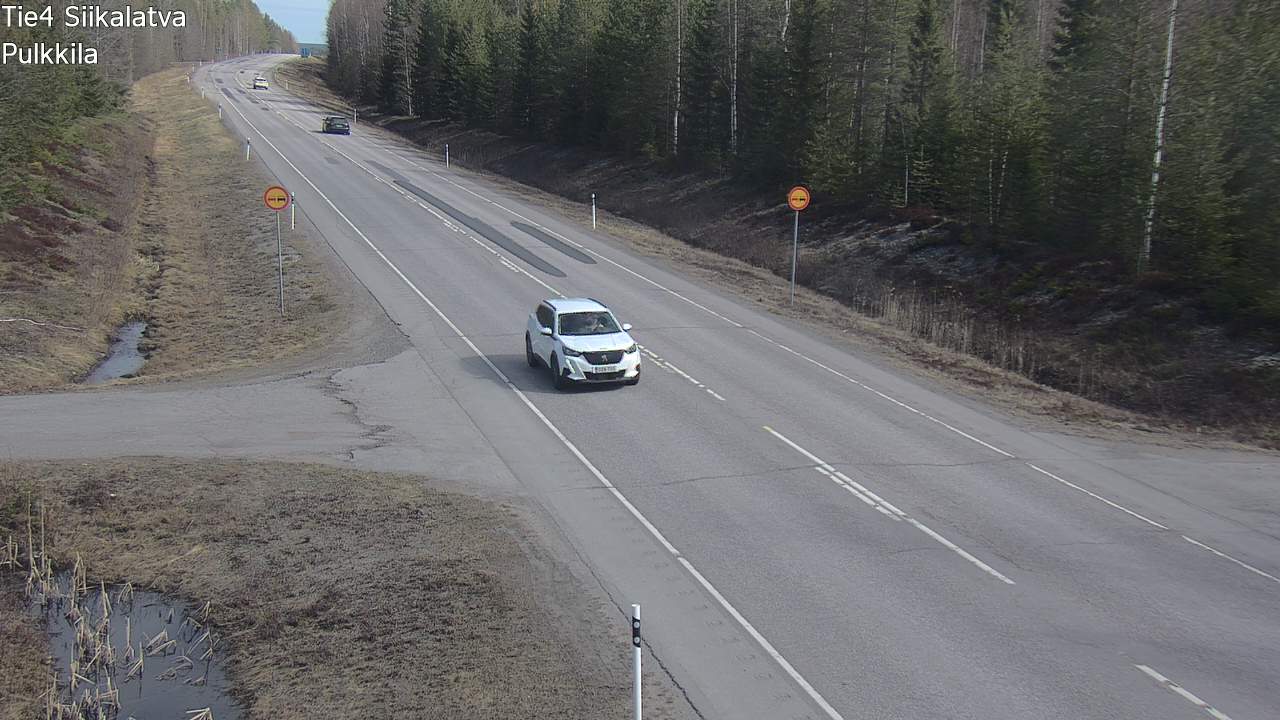 Weather Camera Image Road 4 Siikalatva, Pulkkila, Siikalatva, Pohjois-Pohjanmaa