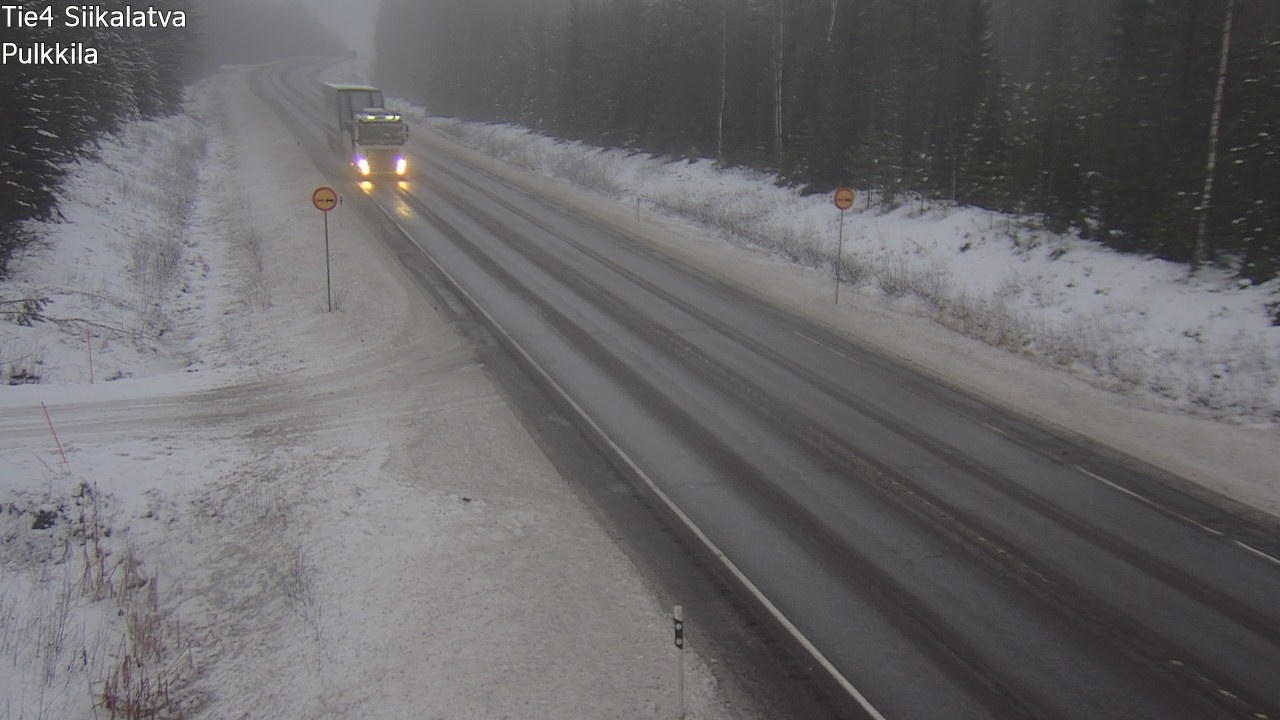 Weather Camera Image Road 4 Siikalatva, Pulkkila, Siikalatva, Pohjois-Pohjanmaa
