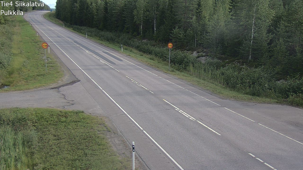 Weather Camera Image Väg 4 Siikalatva, Pulkkila, Siikalatva, Pohjois-Pohjanmaa