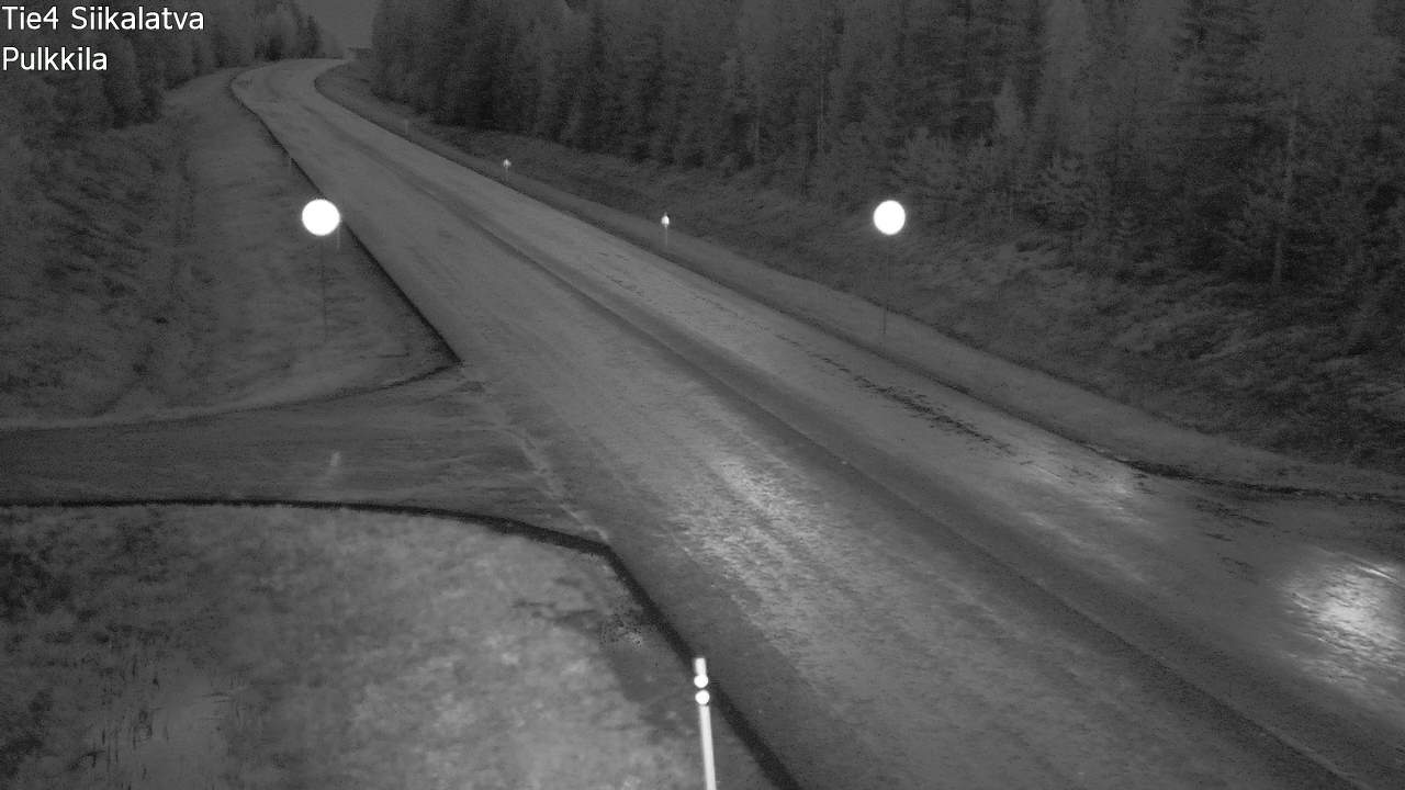 Weather Camera Image Road 4 Siikalatva, Pulkkila, Siikalatva, Pohjois-Pohjanmaa