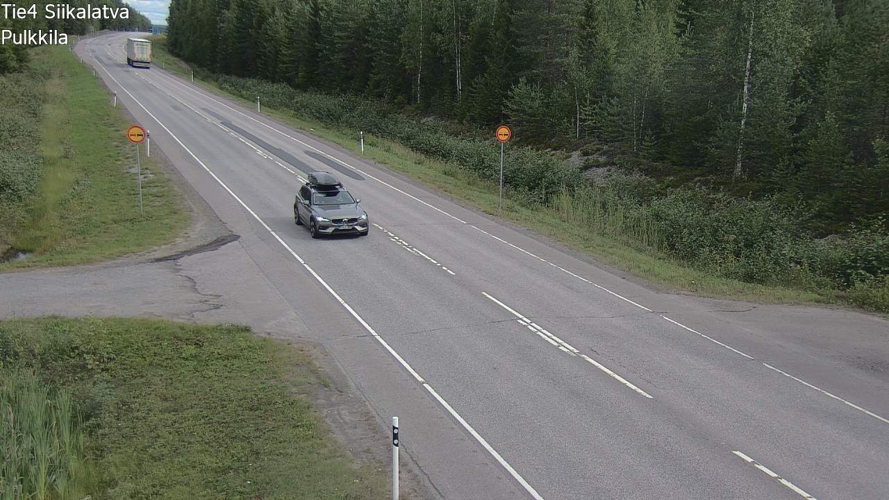 Weather Camera Image Road 4 Siikalatva, Pulkkila, Siikalatva, Pohjois-Pohjanmaa