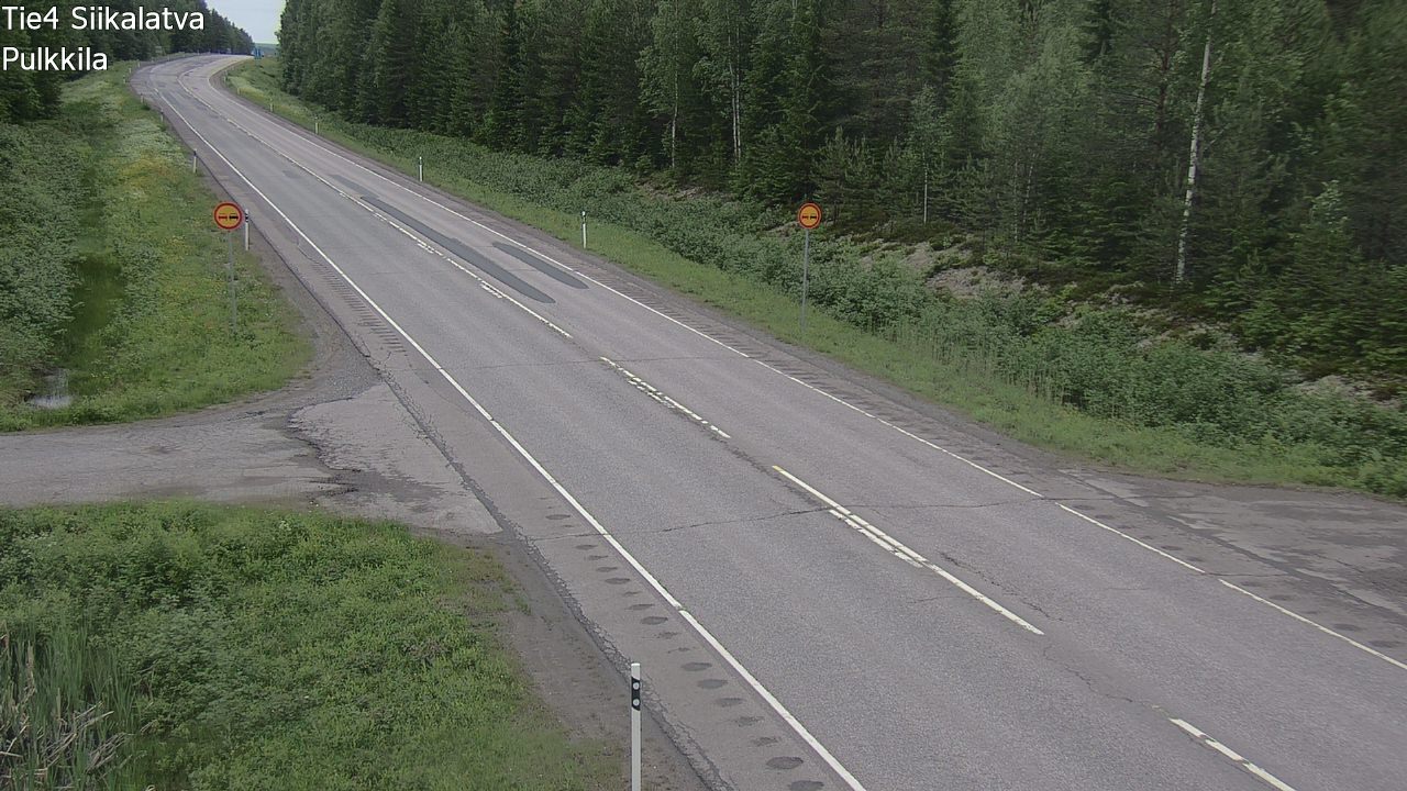 Weather Camera Image Väg 4 Siikalatva, Pulkkila, Siikalatva, Pohjois-Pohjanmaa