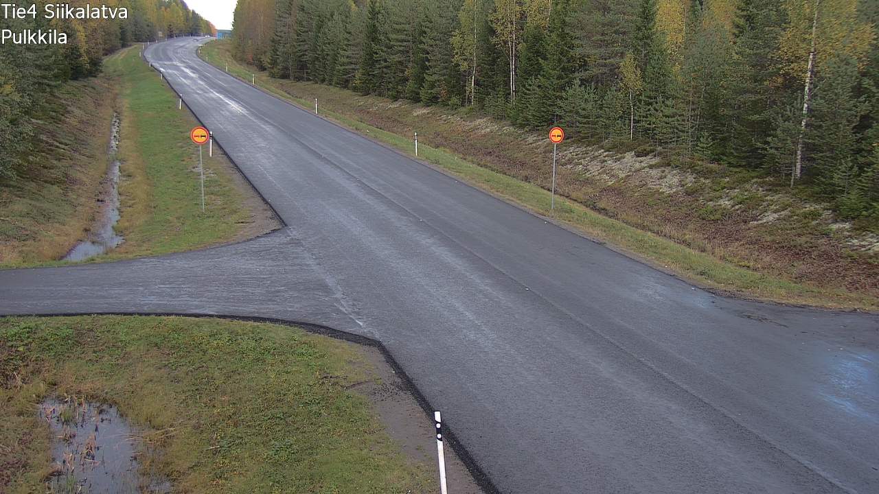Weather Camera Image Road 4 Siikalatva, Pulkkila, Siikalatva, Pohjois-Pohjanmaa