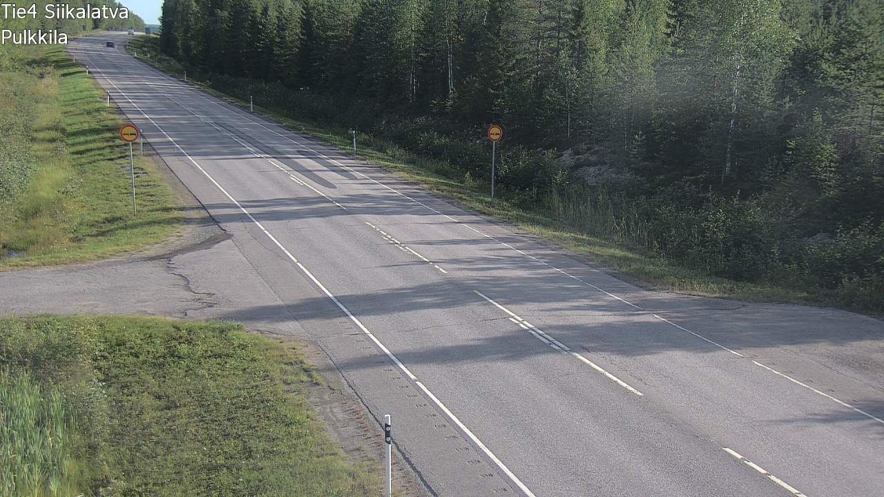 Weather Camera Image Väg 4 Siikalatva, Pulkkila, Siikalatva, Pohjois-Pohjanmaa