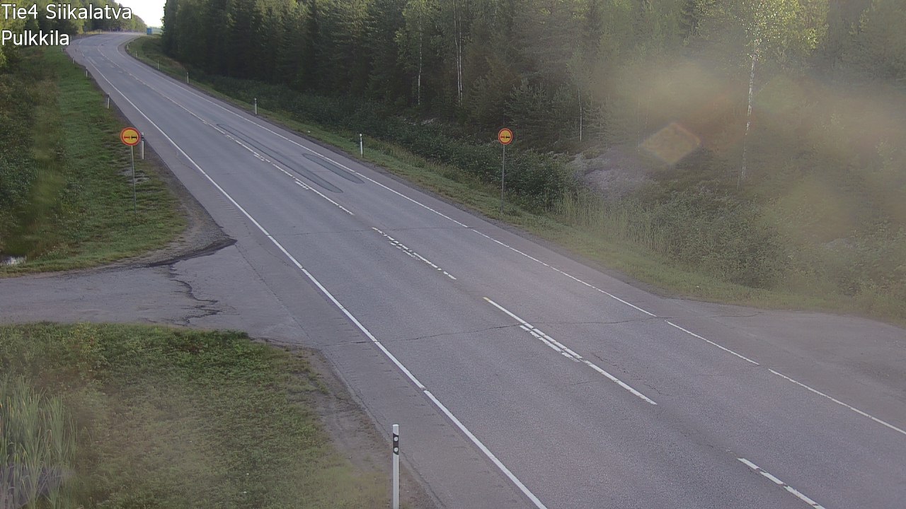 Weather Camera Image Road 4 Siikalatva, Pulkkila, Siikalatva, Pohjois-Pohjanmaa