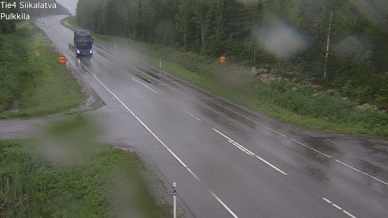 Weather Camera Image Väg 4 Siikalatva, Pulkkila, Siikalatva, Pohjois-Pohjanmaa