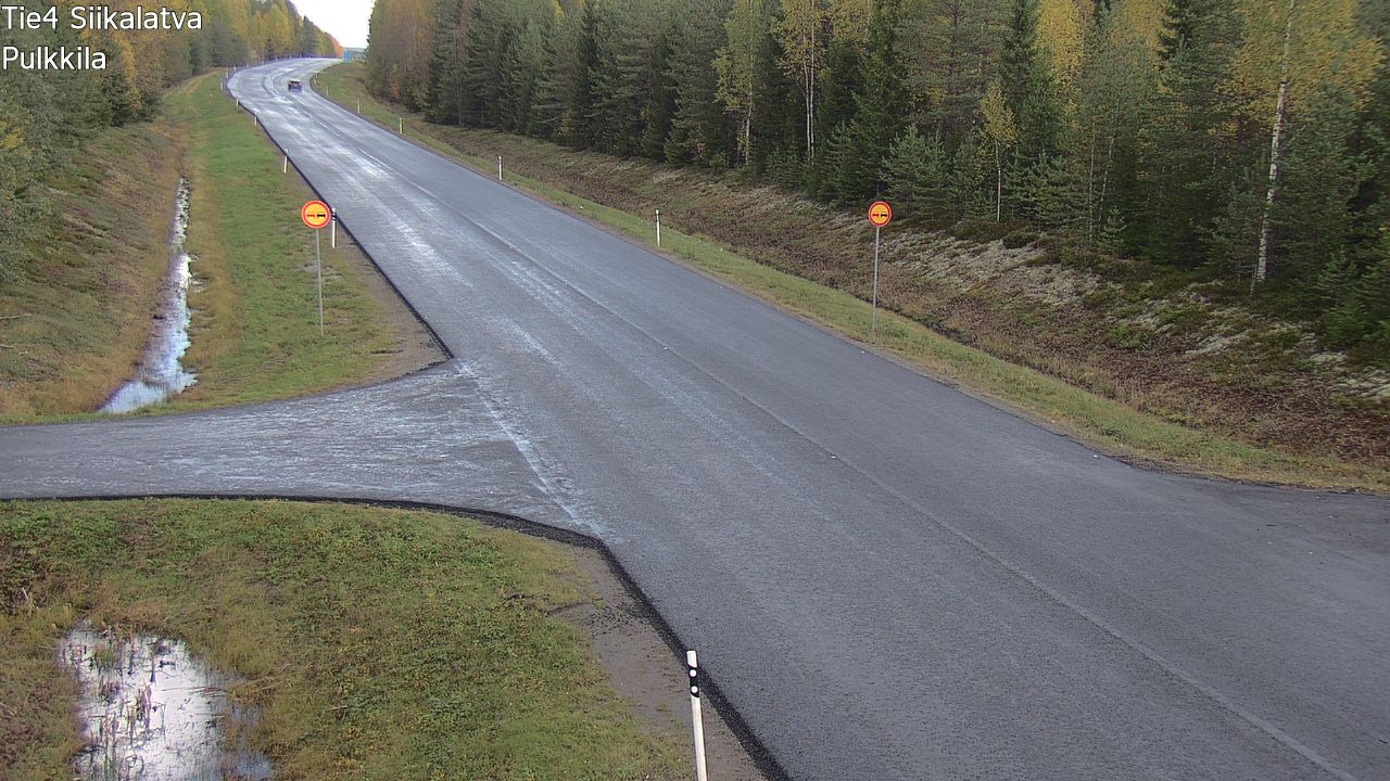 Weather Camera Image Road 4 Siikalatva, Pulkkila, Siikalatva, Pohjois-Pohjanmaa
