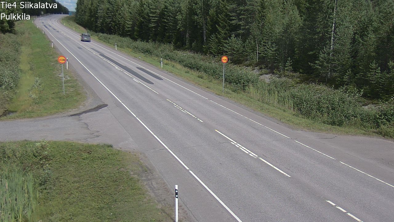 Weather Camera Image Road 4 Siikalatva, Pulkkila, Siikalatva, Pohjois-Pohjanmaa