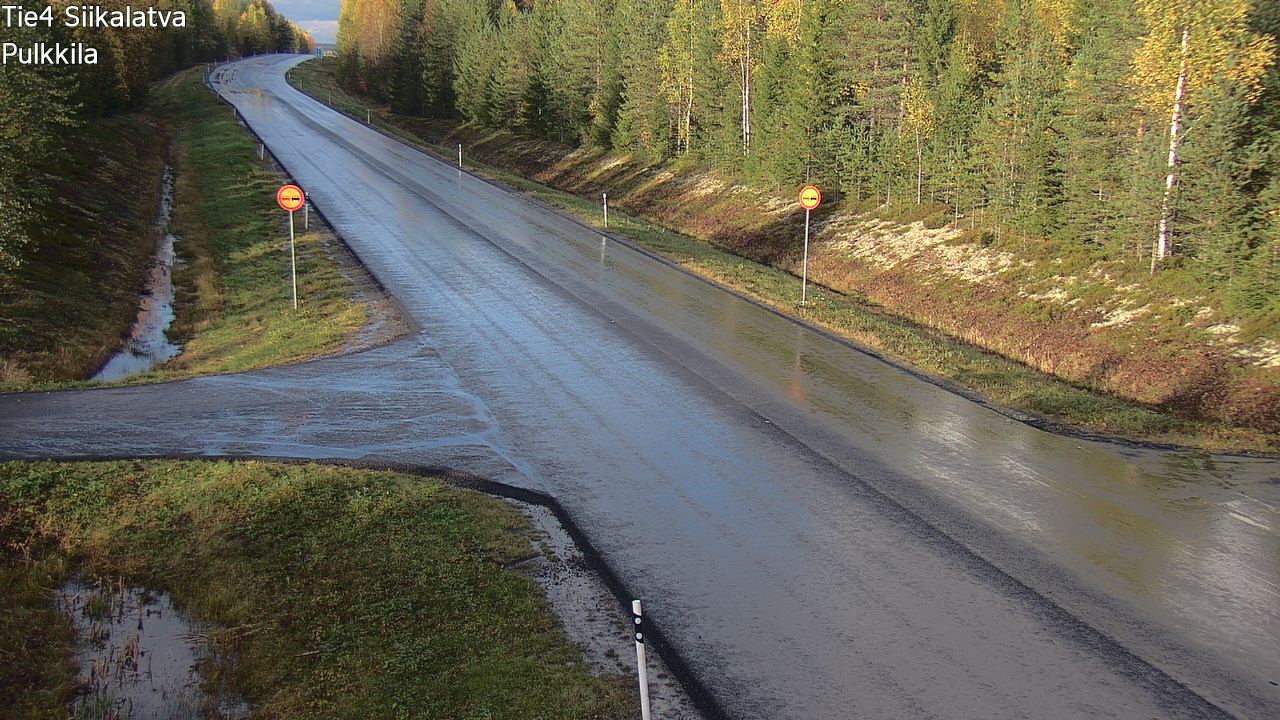 Weather Camera Image Road 4 Siikalatva, Pulkkila, Siikalatva, Pohjois-Pohjanmaa