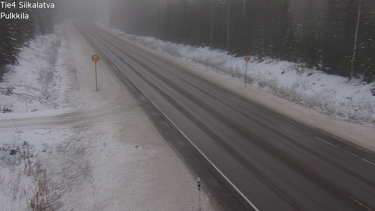 Weather Camera Image Road 4 Siikalatva, Pulkkila, Siikalatva, Pohjois-Pohjanmaa
