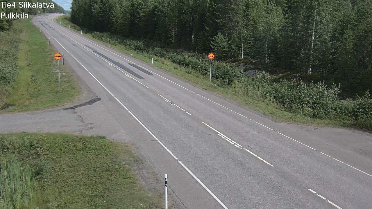 Weather Camera Image Road 4 Siikalatva, Pulkkila, Siikalatva, Pohjois-Pohjanmaa