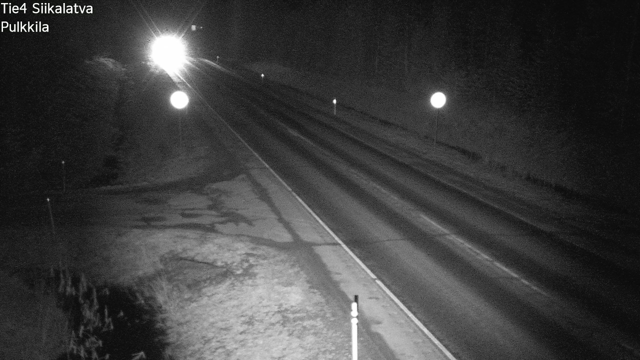 Weather Camera Image Road 4 Siikalatva, Pulkkila, Siikalatva, Pohjois-Pohjanmaa