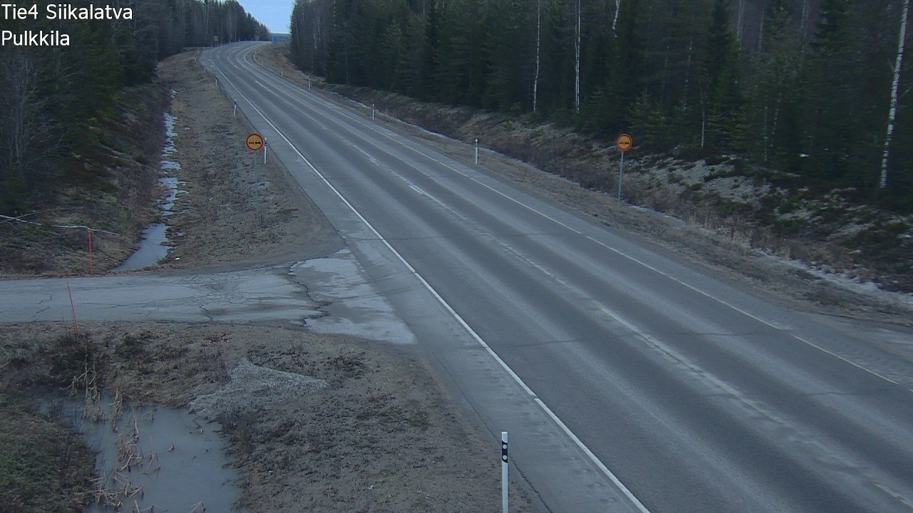Kelikamerat Kuva Tie 4 Siikalatva, Pulkkila, Siikalatva, Pohjois-Pohjanmaa