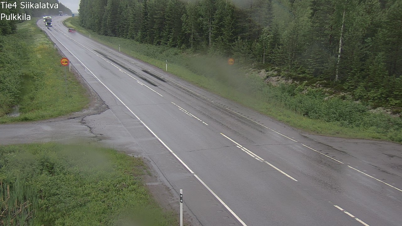 Weather Camera Image Väg 4 Siikalatva, Pulkkila, Siikalatva, Pohjois-Pohjanmaa