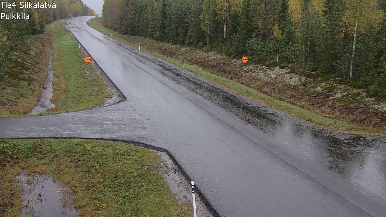 Weather Camera Image Road 4 Siikalatva, Pulkkila, Siikalatva, Pohjois-Pohjanmaa