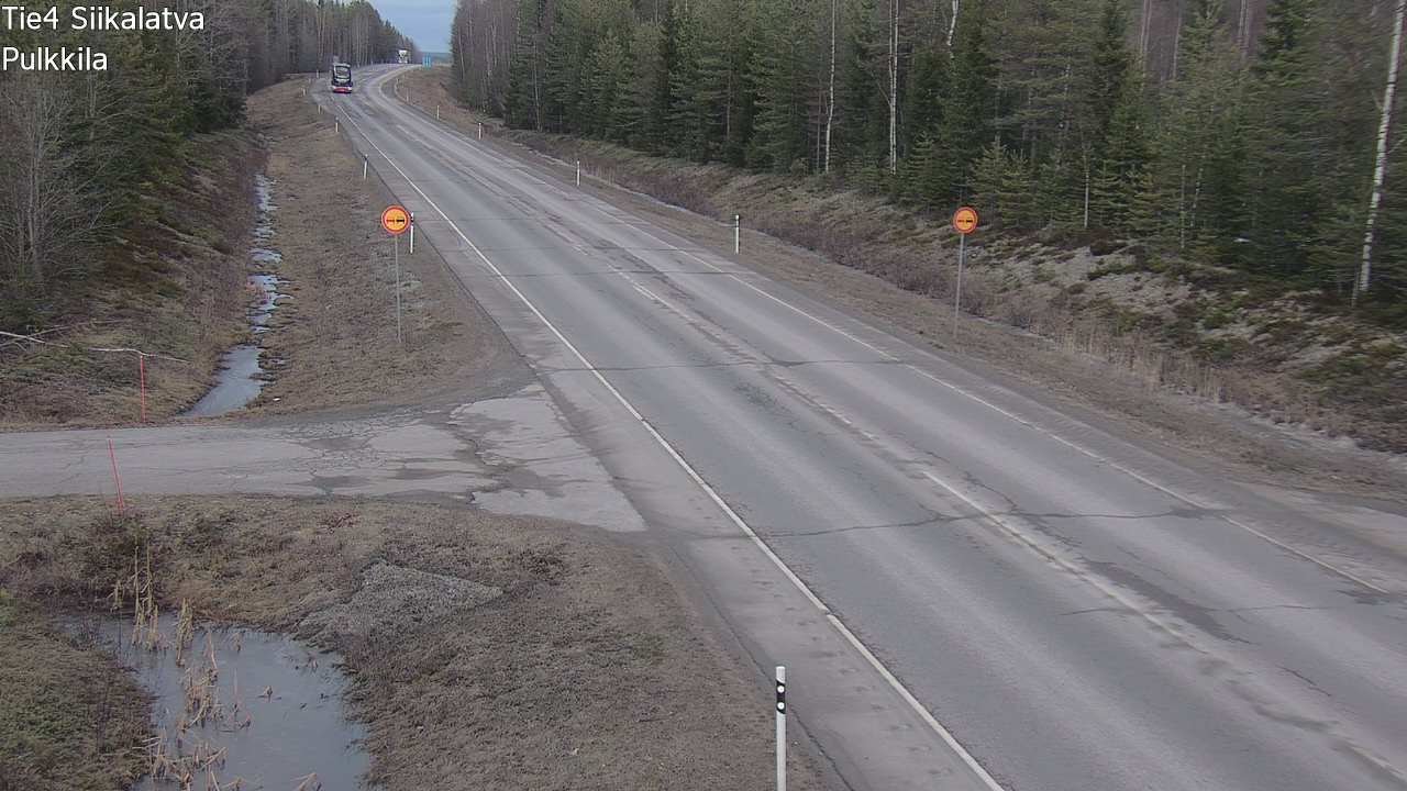 Weather Camera Image Road 4 Siikalatva, Pulkkila, Siikalatva, Pohjois-Pohjanmaa