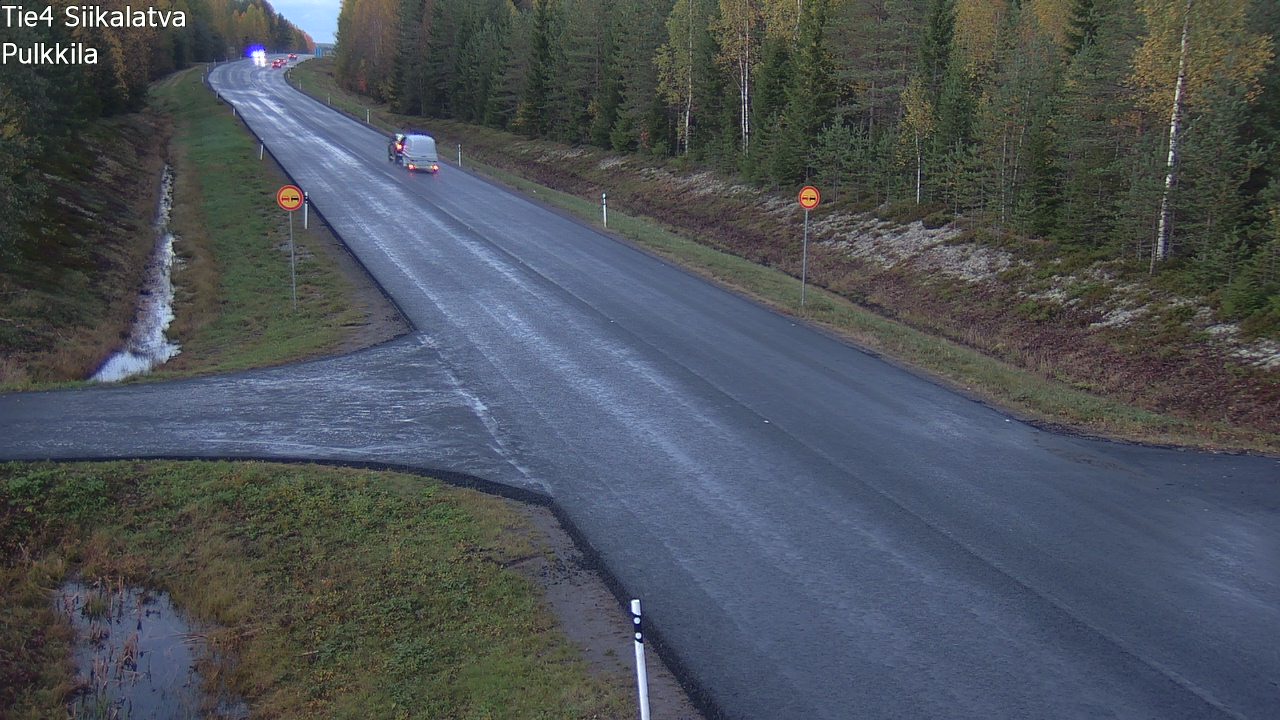 Weather Camera Image Road 4 Siikalatva, Pulkkila, Siikalatva, Pohjois-Pohjanmaa