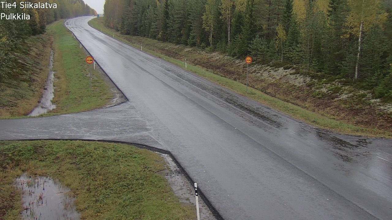 Weather Camera Image Road 4 Siikalatva, Pulkkila, Siikalatva, Pohjois-Pohjanmaa