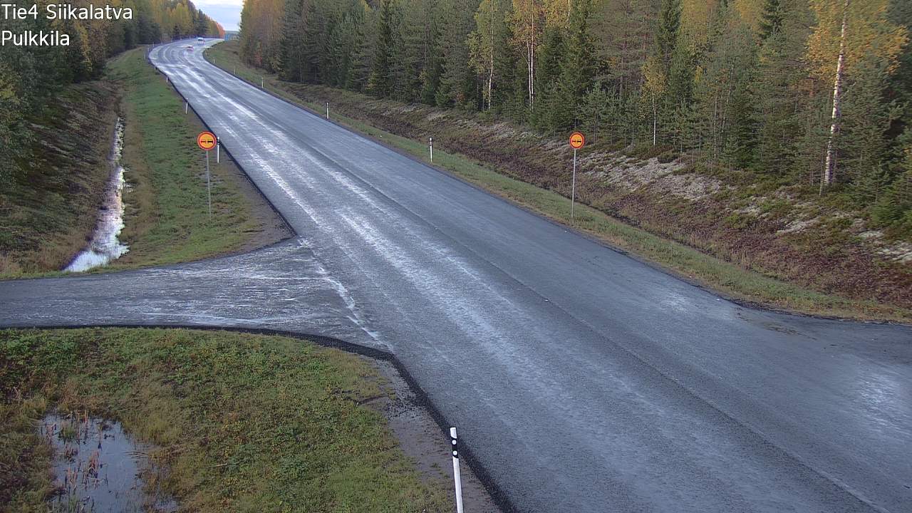 Weather Camera Image Road 4 Siikalatva, Pulkkila, Siikalatva, Pohjois-Pohjanmaa
