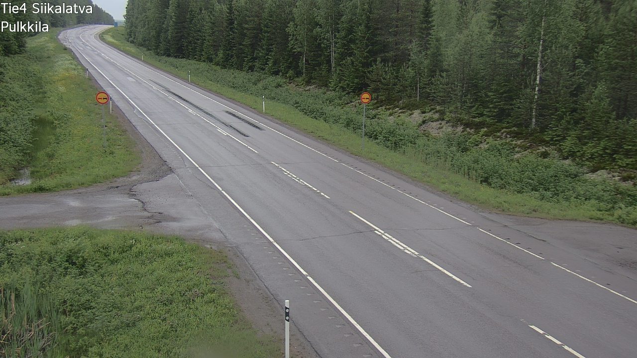 Weather Camera Image Väg 4 Siikalatva, Pulkkila, Siikalatva, Pohjois-Pohjanmaa