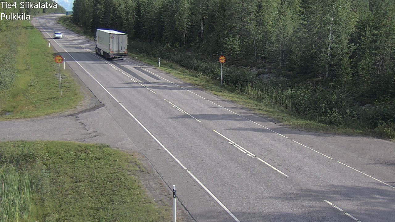 Weather Camera Image Väg 4 Siikalatva, Pulkkila, Siikalatva, Pohjois-Pohjanmaa