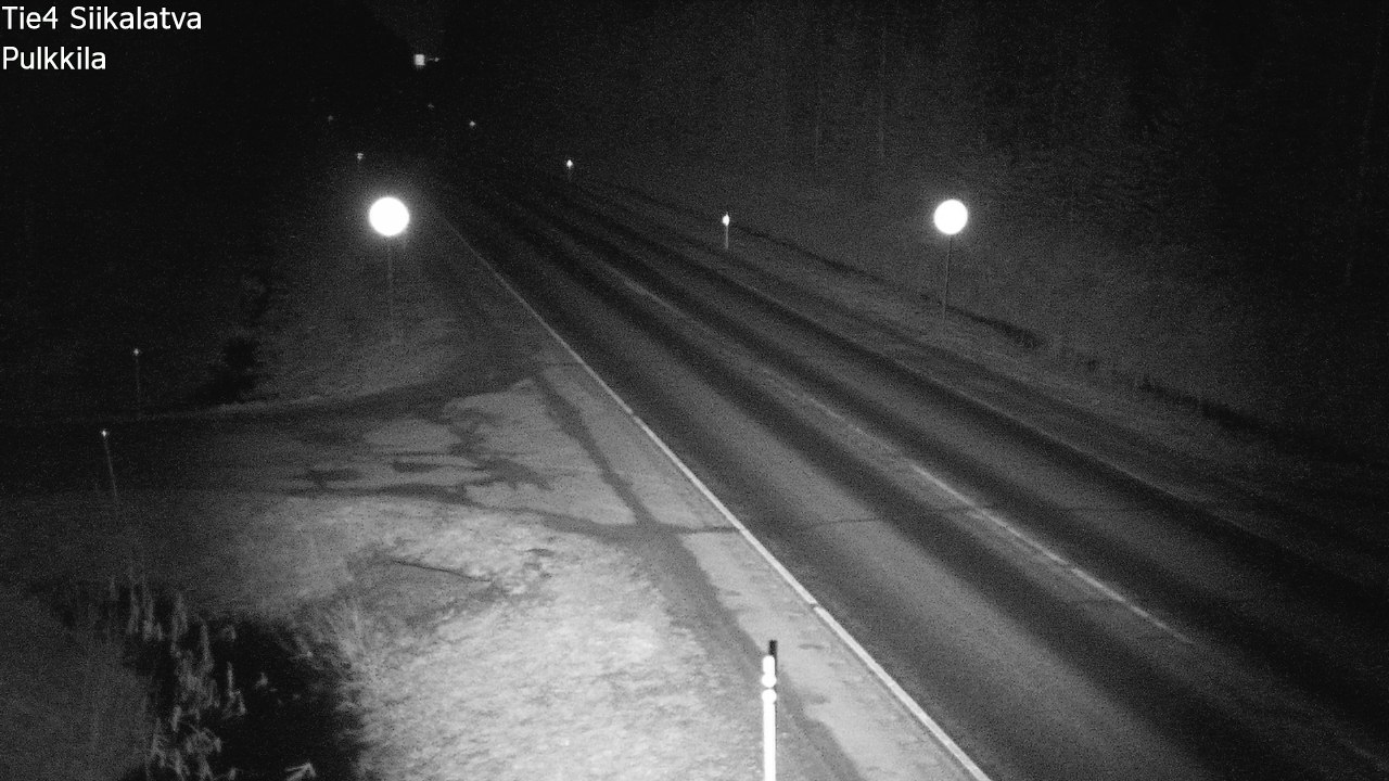 Weather Camera Image Road 4 Siikalatva, Pulkkila, Siikalatva, Pohjois-Pohjanmaa