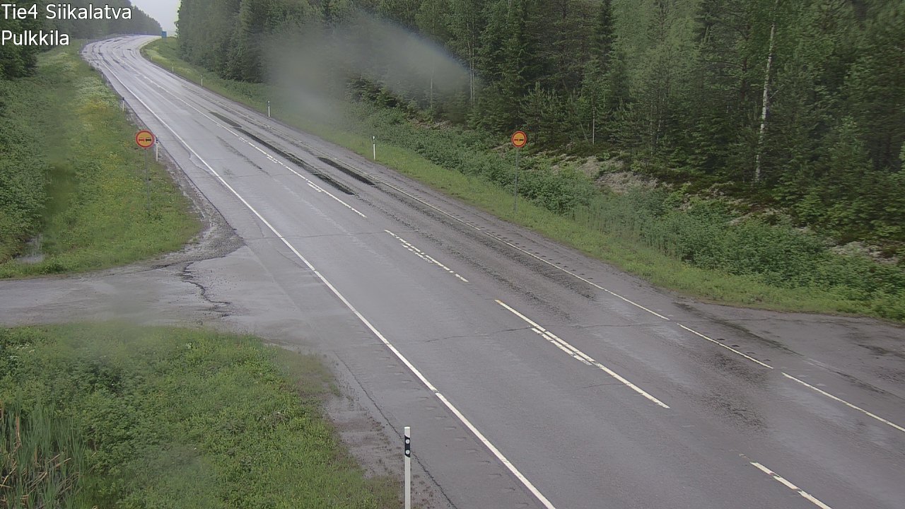 Weather Camera Image Road 4 Siikalatva, Pulkkila, Siikalatva, Pohjois-Pohjanmaa