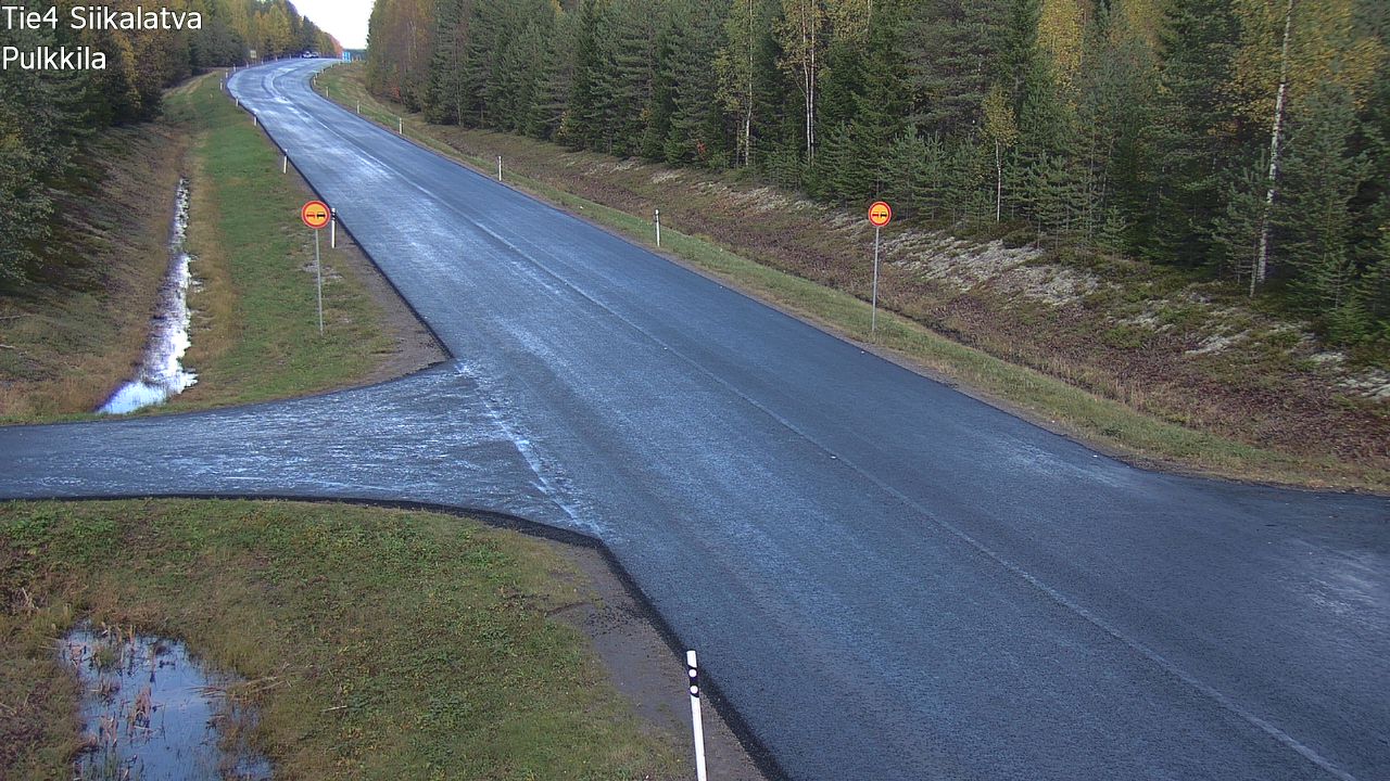 Weather Camera Image Road 4 Siikalatva, Pulkkila, Siikalatva, Pohjois-Pohjanmaa